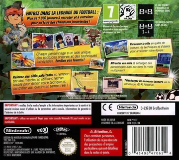 Inazuma Eleven (France) box cover back